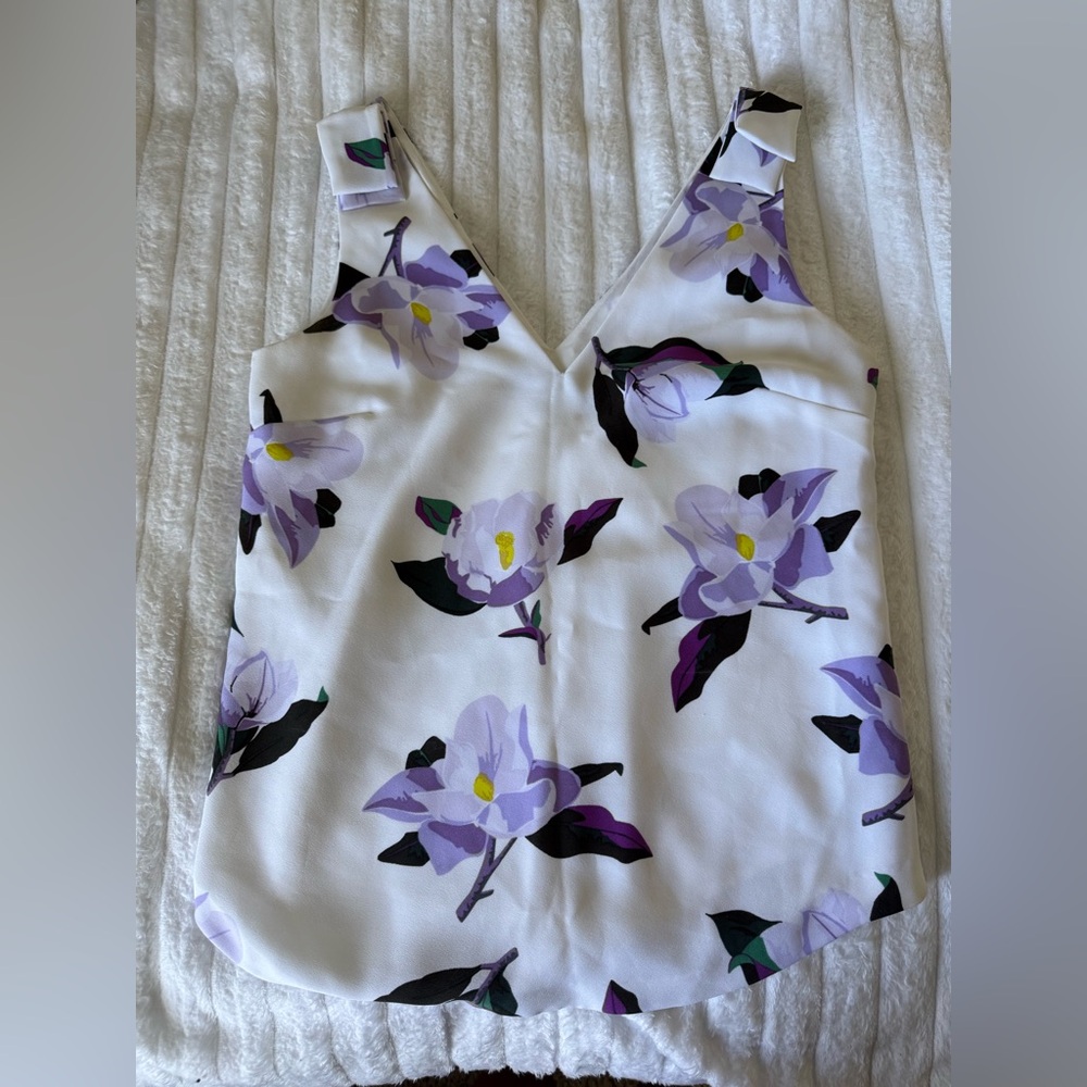 Banana Republic Sleeveless Floral Blouse Tank XS